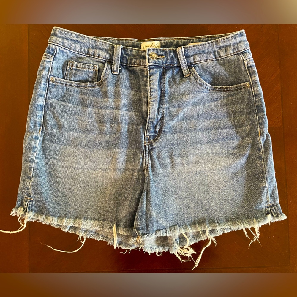 Wonderly High Rise Denim Short
